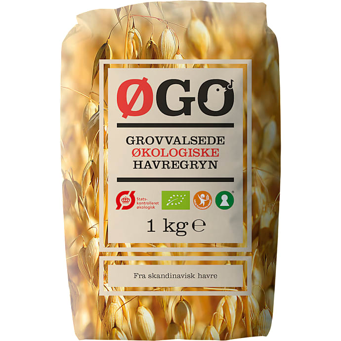 Grovvalsede havregryn øko