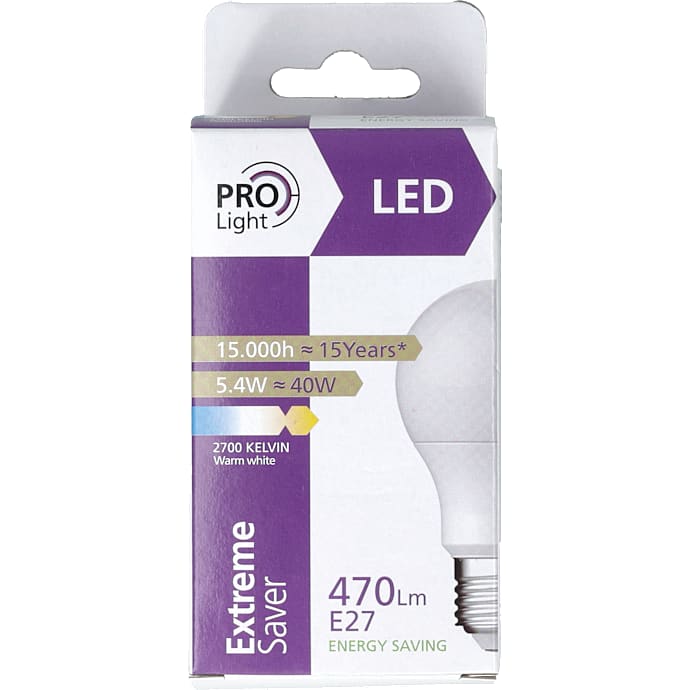 Prolight LED pære A60 E27
