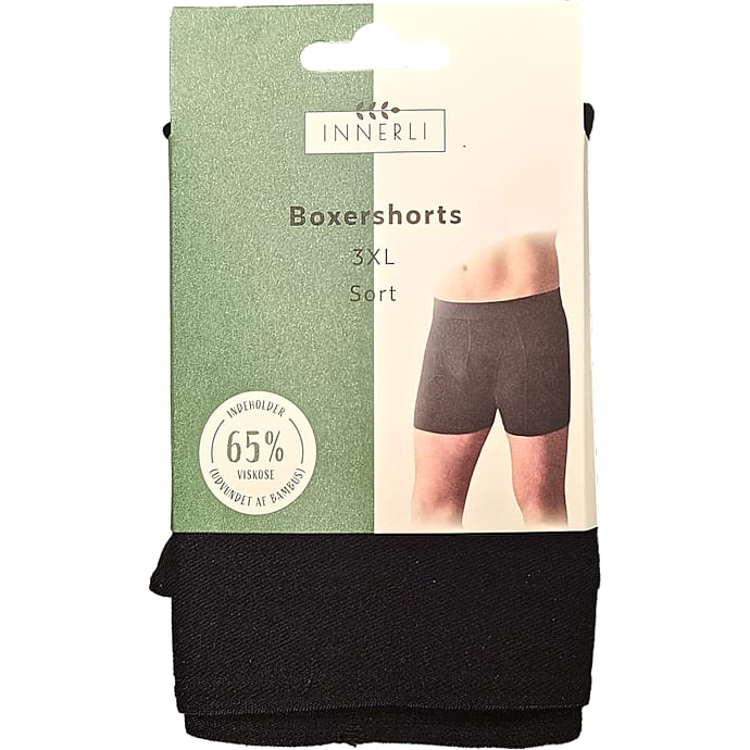 In herre boxer sort str. m/l – produktbillede