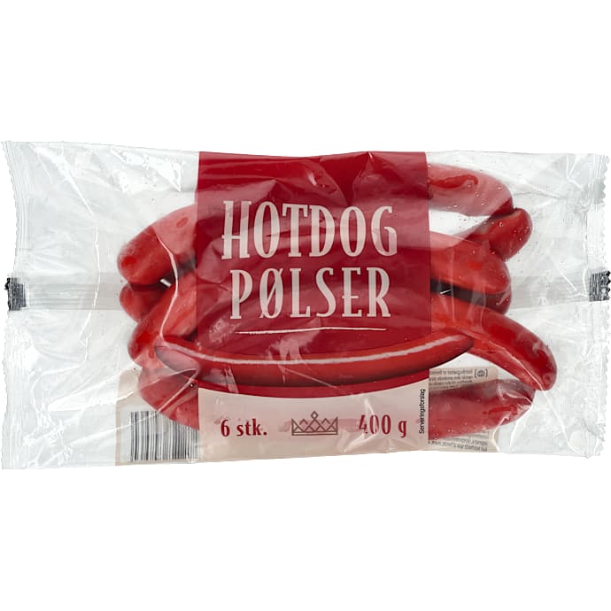 Hotdogpølser 77% kød