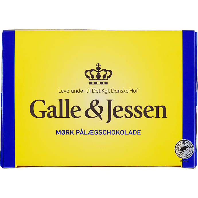 Mørk pålægschokolade 44% kakao