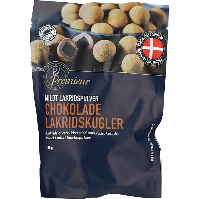 Lakridskugler mild – produktbillede