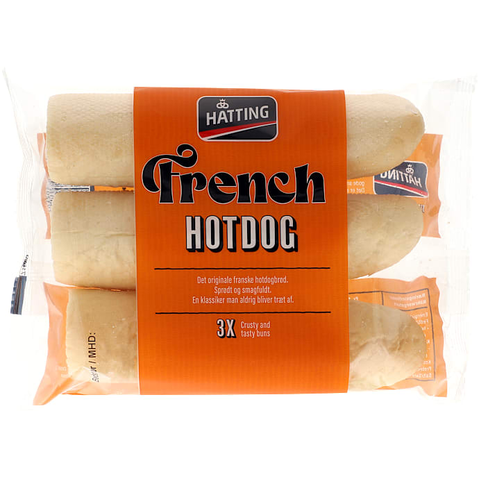 Fransk hotdogbrød – produktbillede