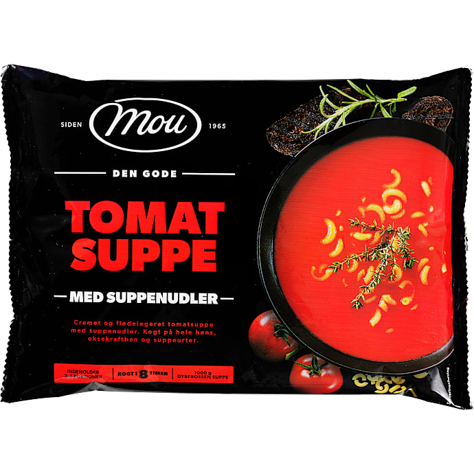Tomatsuppe m. suppenudler