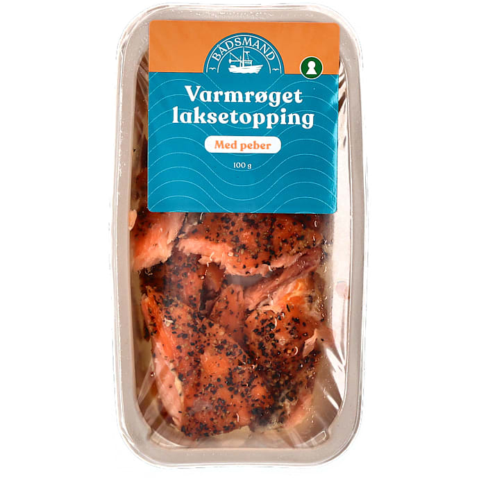 Pulled varmrøget laks m. peber