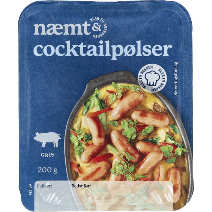 cocktailpølser af god kvalitet