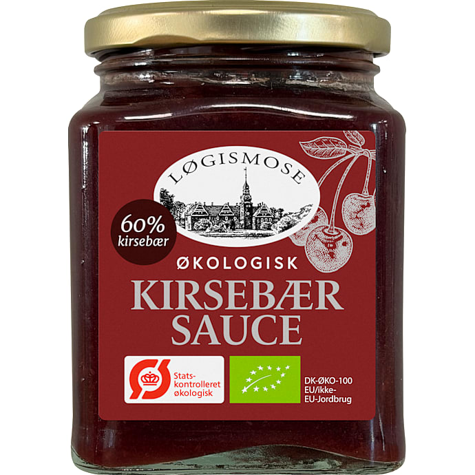 Løgismose kirsebærsauce øko 385g