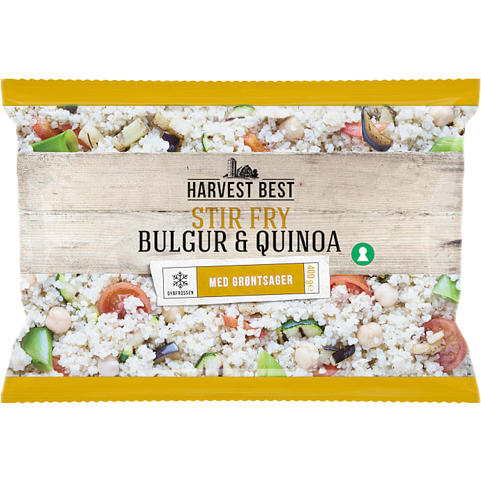 Bulgur og guinoa m. grøntsager – produktbillede