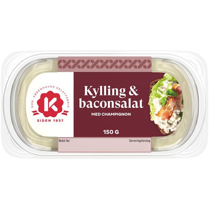 Kylling & Baconsalat – produktbillede