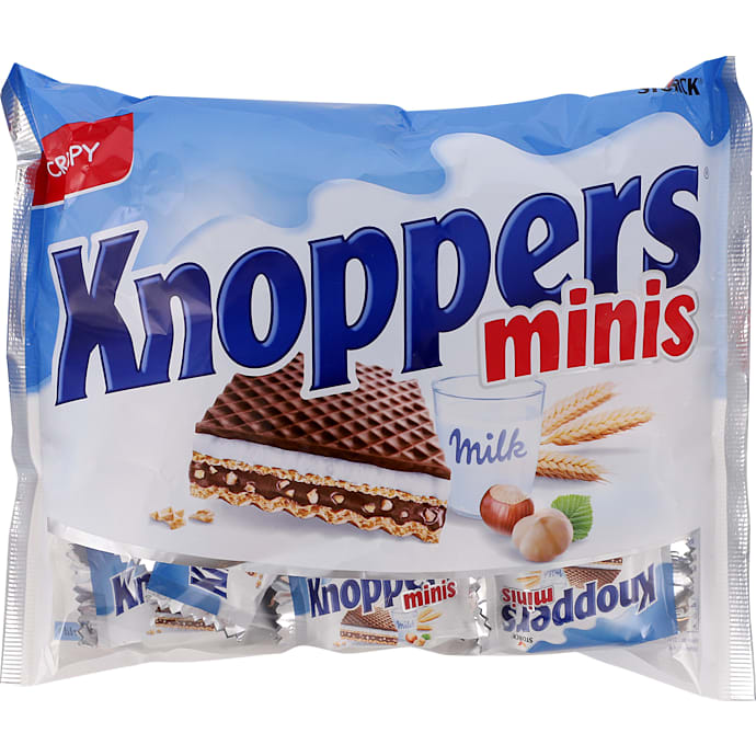 Knoppers minis – produktbillede