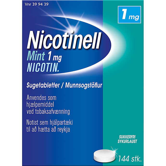 Nikotinsugetabletter Mint sukkerfri