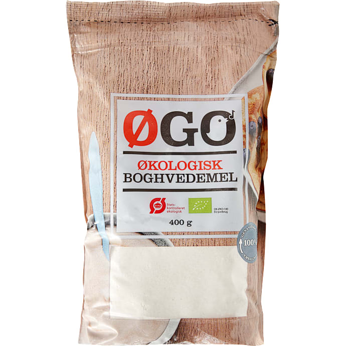 Boghvedemel øko – produktbillede