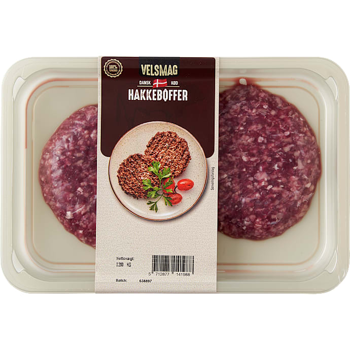 Hakkebøffer – produktbillede