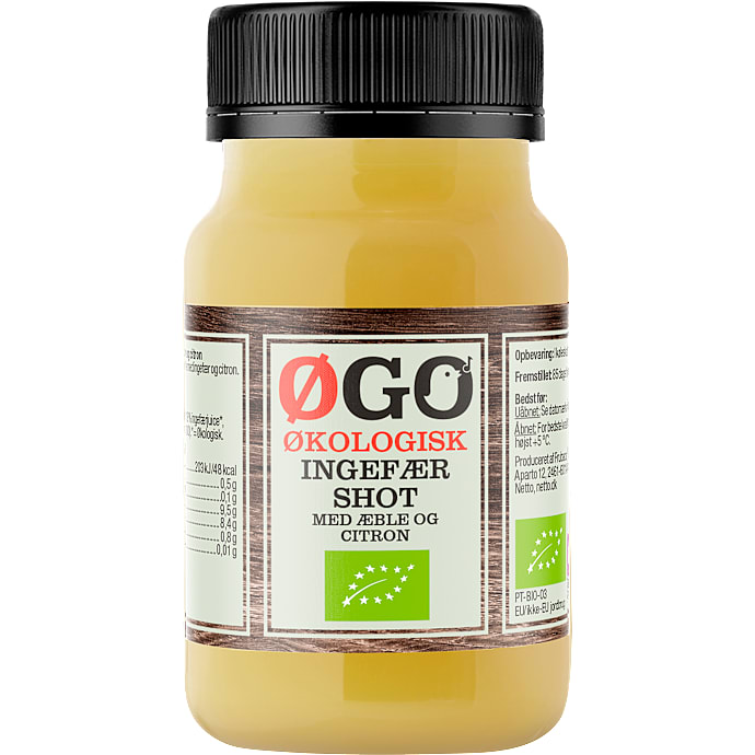 Ingefærshot m. æble øko