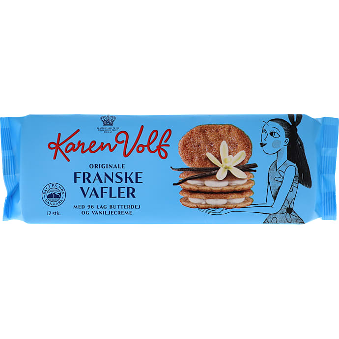 Vaffelkiks m. vanilje – produktbillede