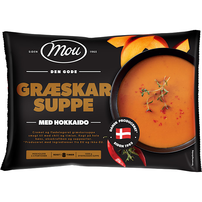 Græskarsuppe m. chili