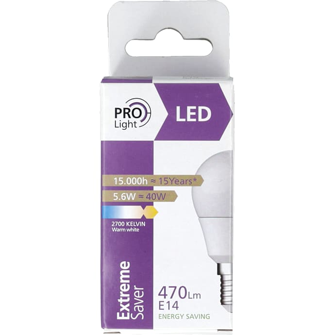 Prolight LED pære G45 E14 – produktbillede