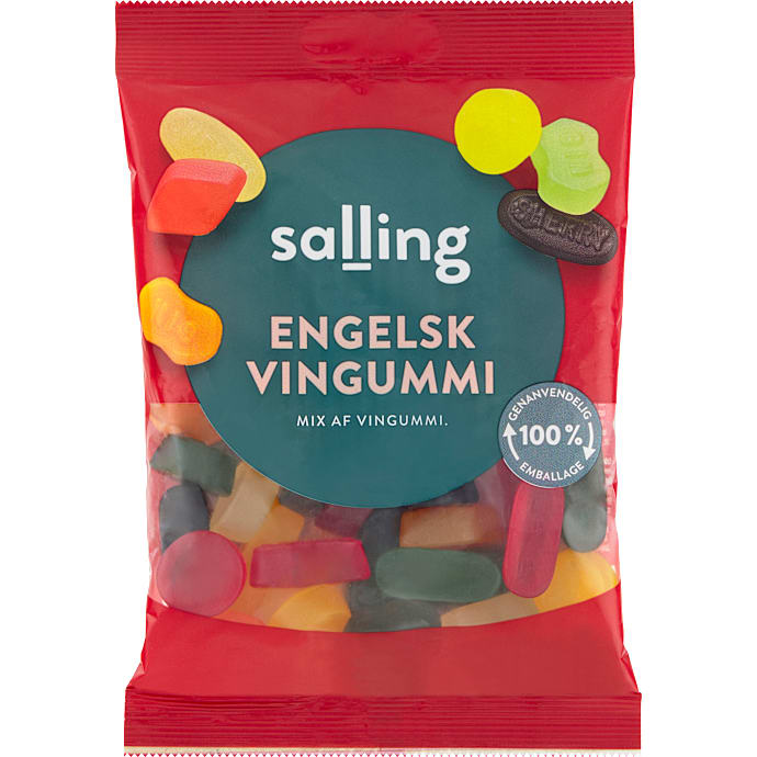 Engelsk vingummi – produktbillede