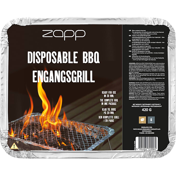 Engangsgrill – produktbillede