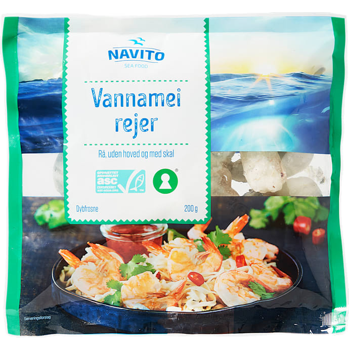 Vannamei rejer – produktbillede