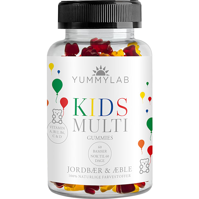 Vitamin vingummi m. jordbær- og æblesmag – produktbillede