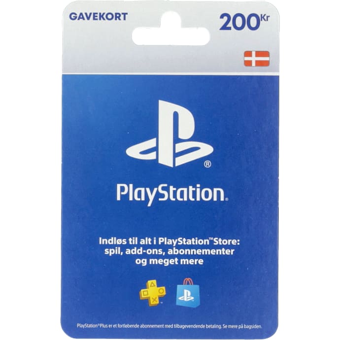 Playstation gavekort 200 dkk