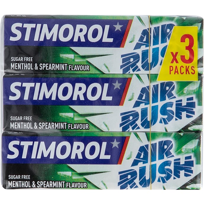 Air Rush tyggegummi m. menthol- og spearmintsmag – produktbillede