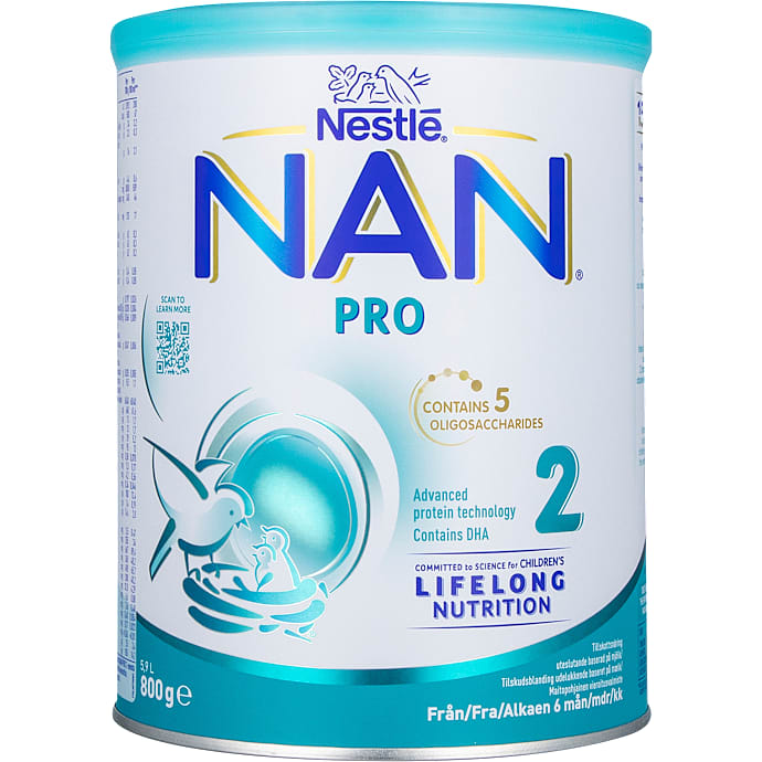 Nan Pro 2 tilskudsblanding fra 6 mdr.