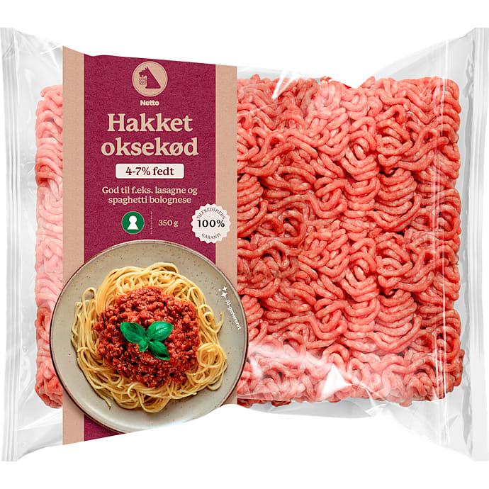 (dp) netto hk oksekød 4-7% 350g fp