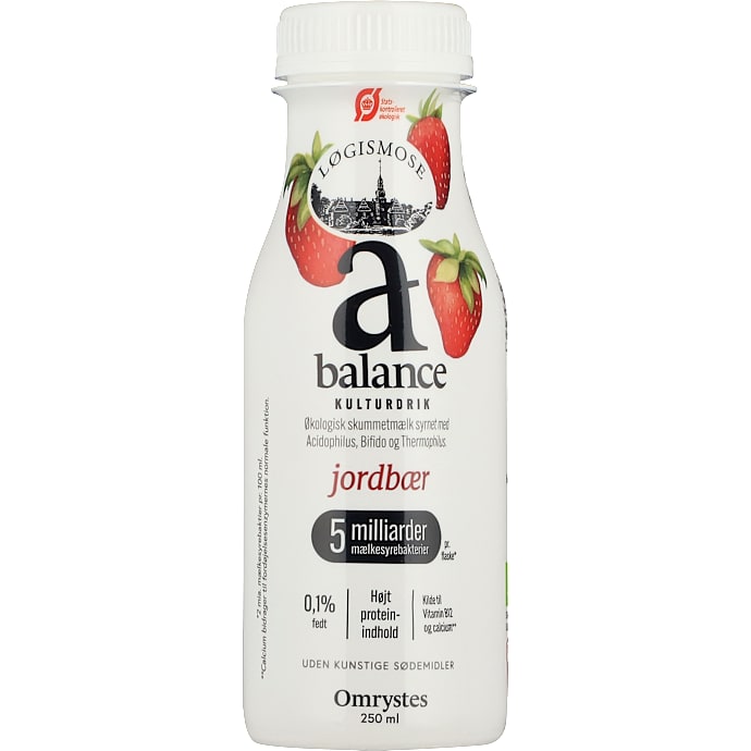 Kulturdrik m. jordbær – produktbillede