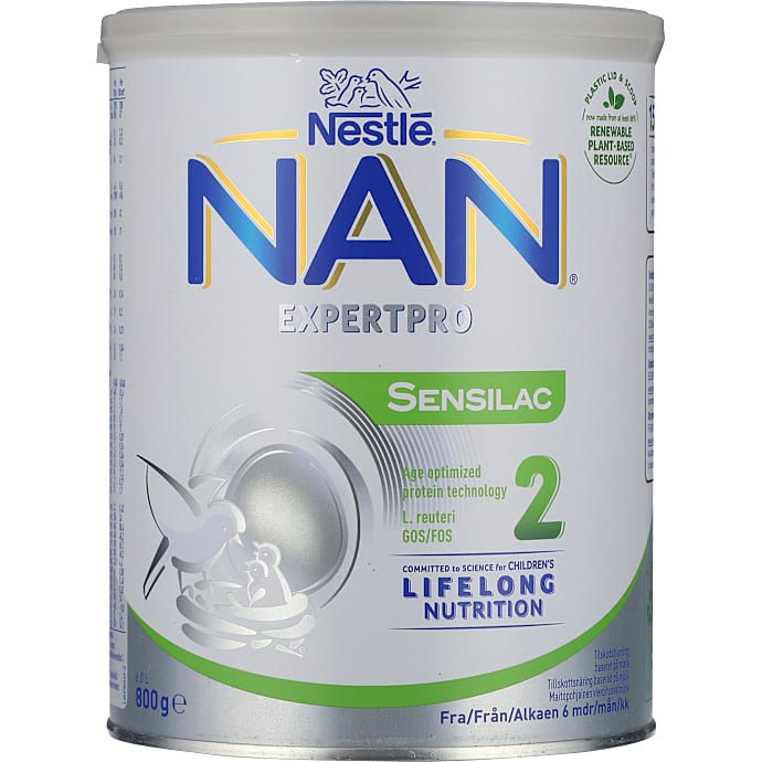 Nan 2 Expertpro Sensilac tilskudsblanding fra 6 mdr.