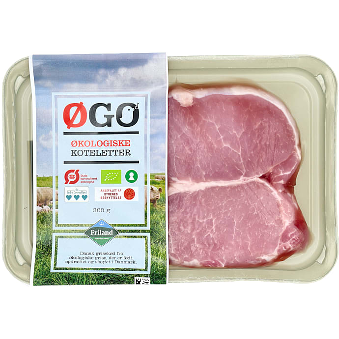 Økologiske koteletter – produktbillede