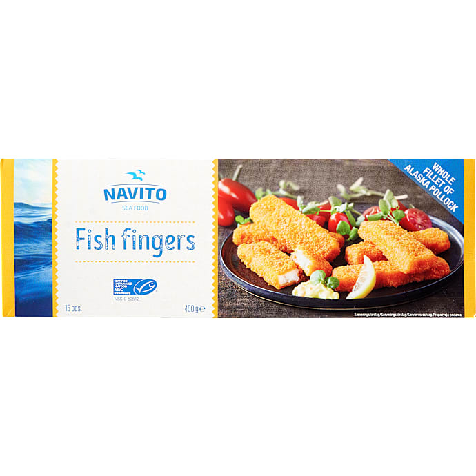 Panerede fiskepinde – produktbillede