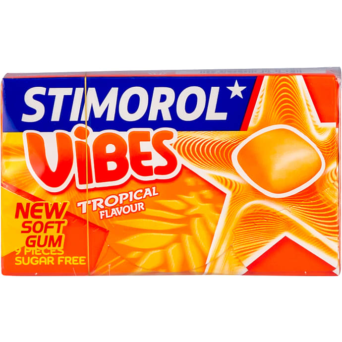 Vibes tyggegummi m. tropisk frugtsmag – produktbillede