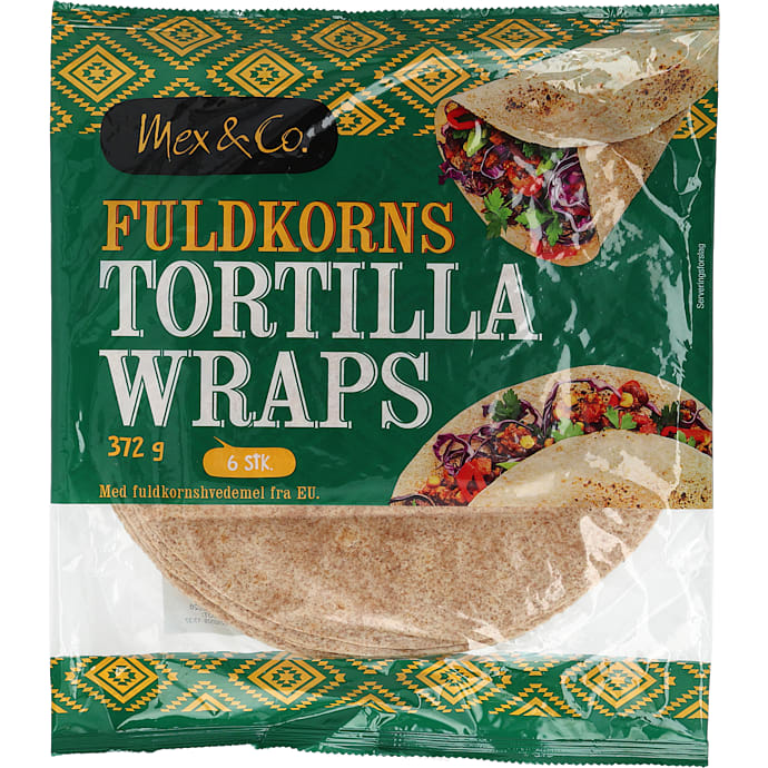 Mex & co. fuldkorns tortillas 370g