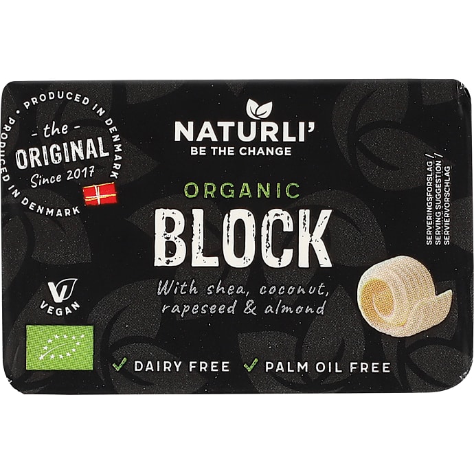 Vegansk block øko – produktbillede