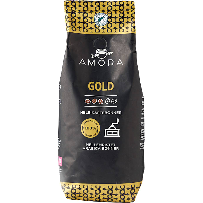 Amora guld hele bønner – produktbillede