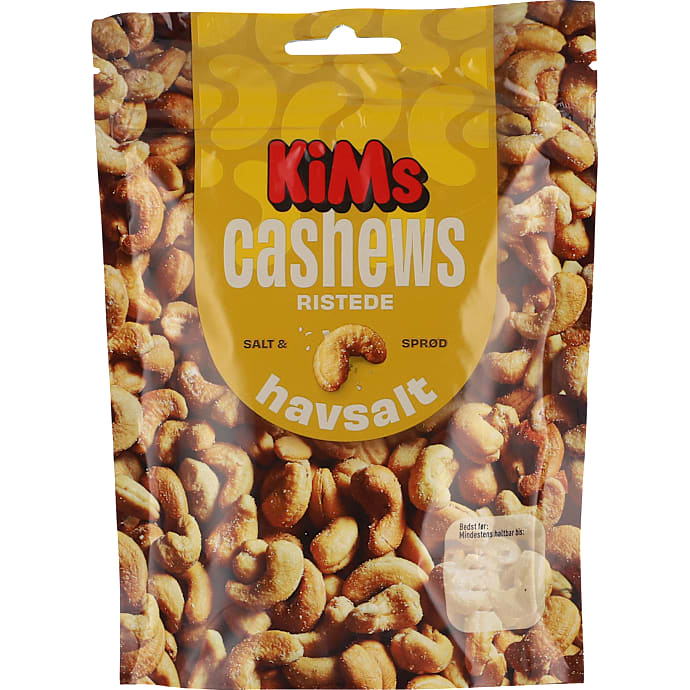 Ristede cashewnødder m. havsalt