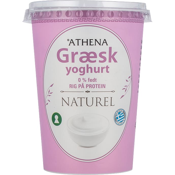 Græsk yoghurt 0% fedt laktosefri – produktbillede