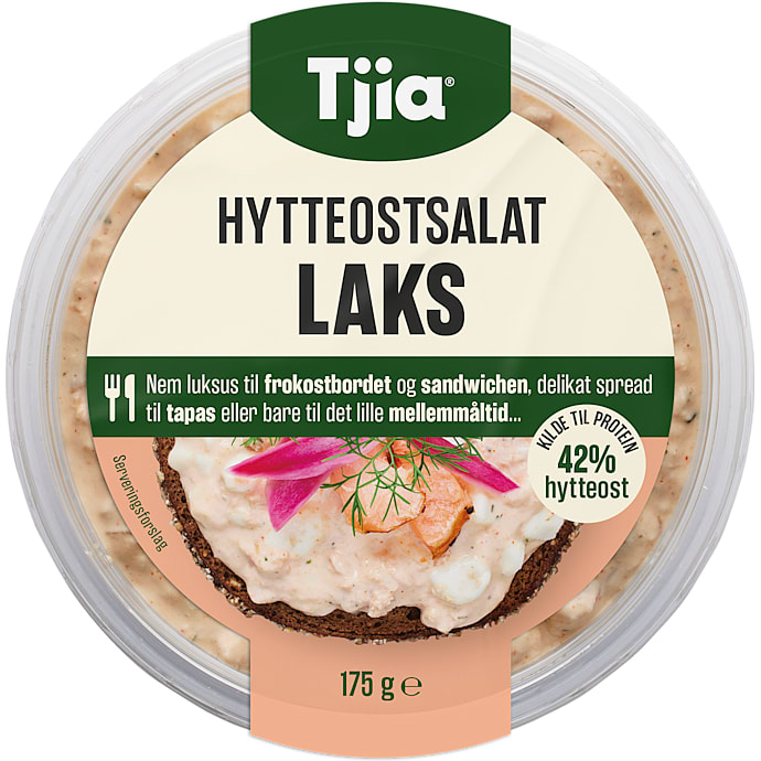 Hytteostsalat m. laks – produktbillede