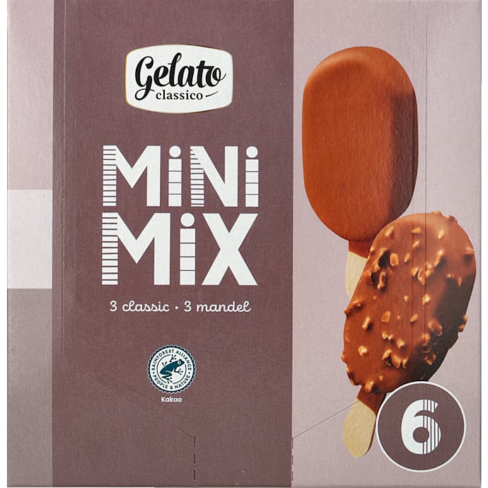 Mælkeispinde mix m. mandler og vekaoovertræk