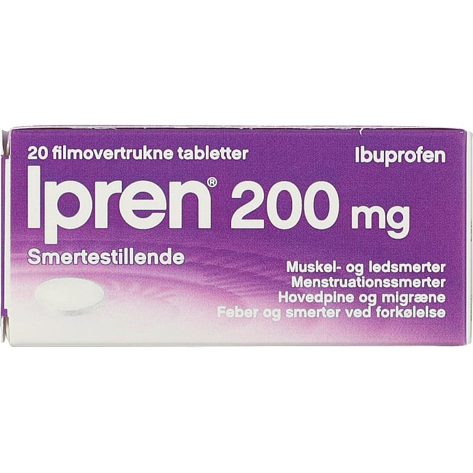Smertestillende tabletter 200 mg