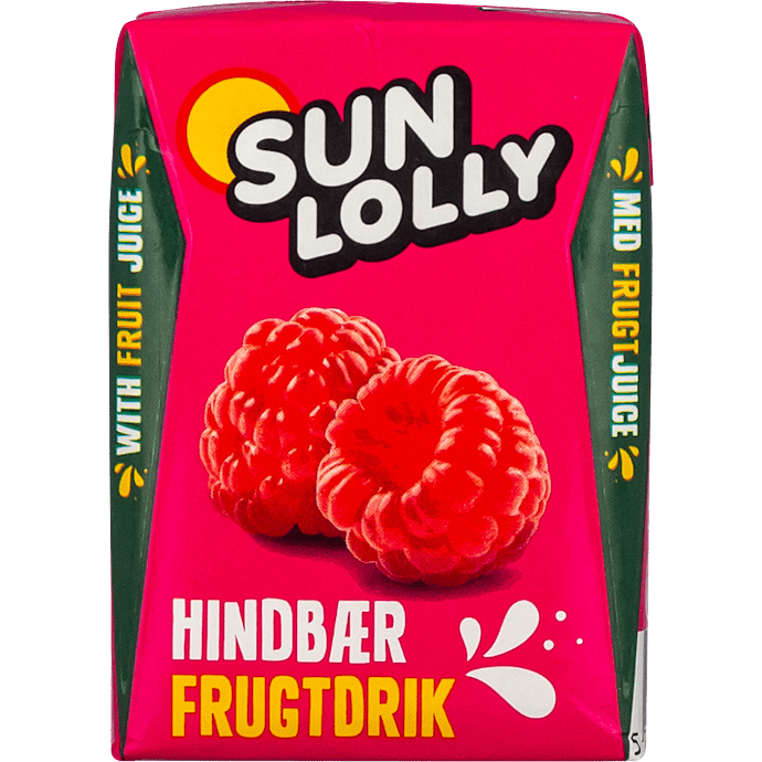 Frugtdrik m. hindbærsmag