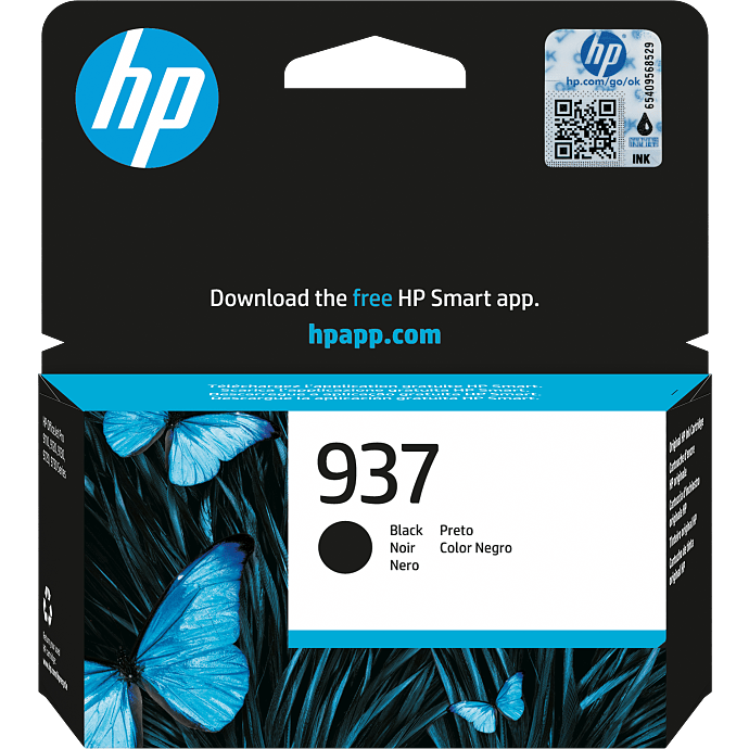 HP 937 blækpatron - sort