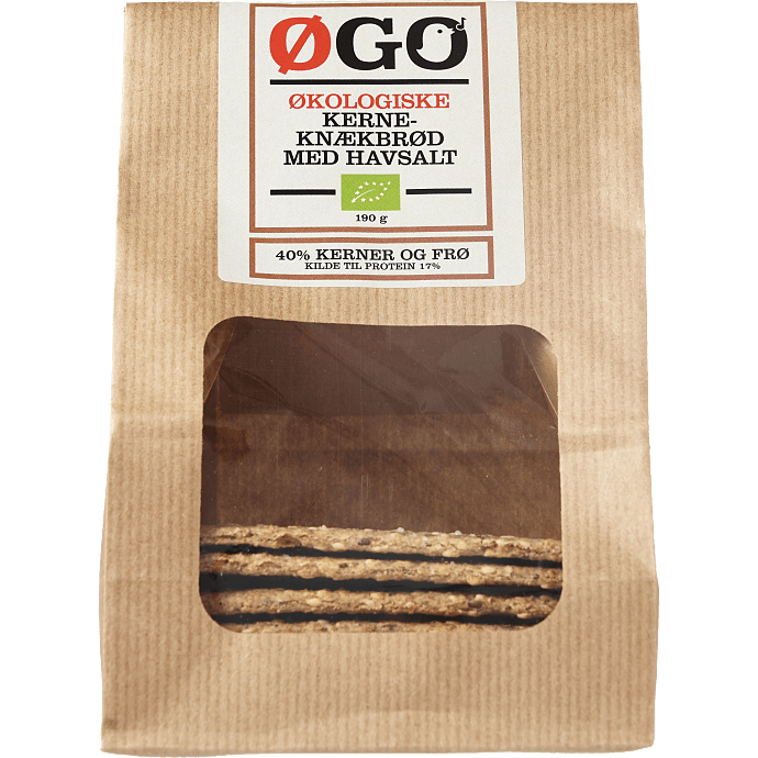 Kerneknækbrød m. havsalt øko