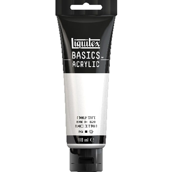 Liquitex basics 118 ml - titanium white 432