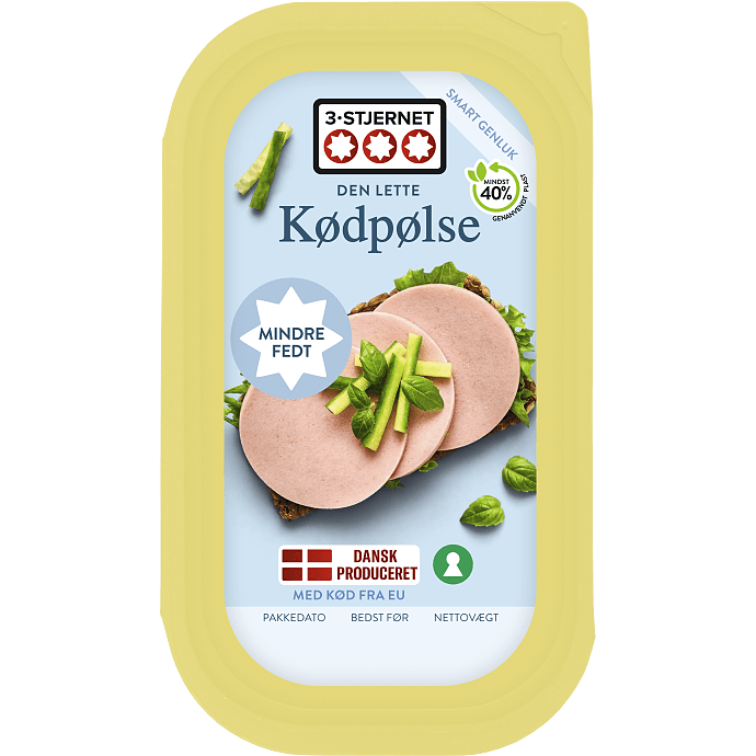 Kødpølse i skiver 9% fedt