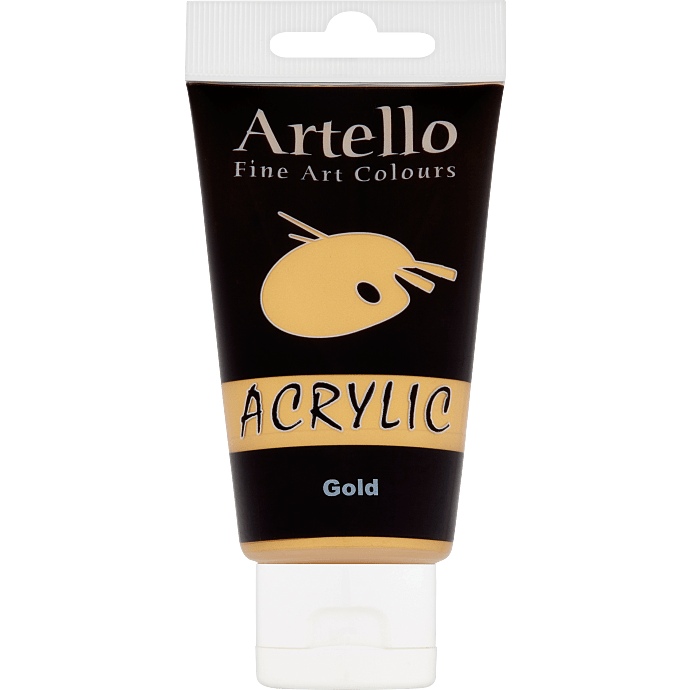 Artello acrylic 75ml gold