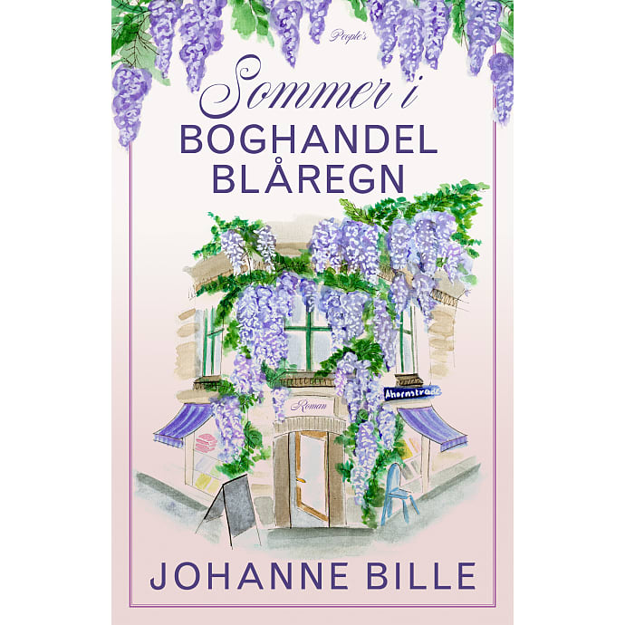 Sommer i boghandel blåregn - Johanne Bille