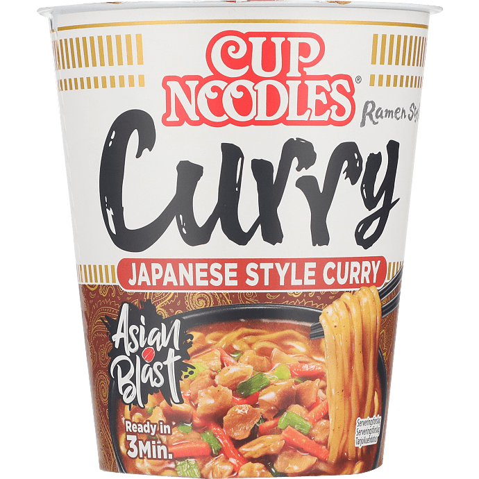 Instant kopnudler m. karry